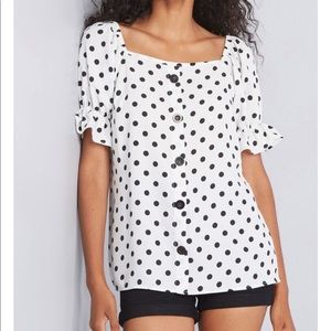 Polka Dot Top || ModCloth